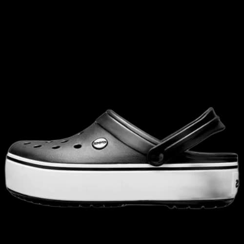 Crocs Beach Sandals Black White (Women's)