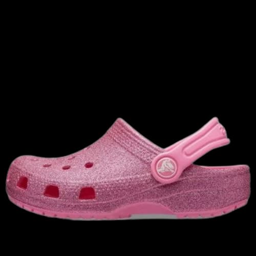 (GS) Crocs Crocband Classic Glitter Clogs 'Pink'