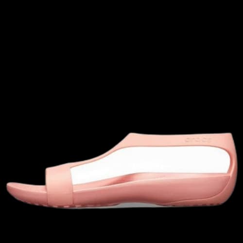Crocs Flat Pink Sandals (Women's)