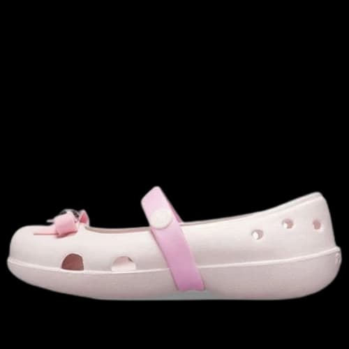 (GS) Crocs Keeley Charm Flats 'Pink'