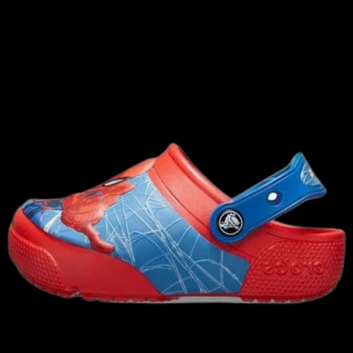 (GS) Crocs Fun Lab SpiderMan Lights Clogs 'Red Blue'