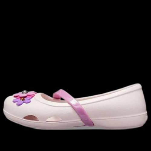 (PS) Crocs Lina Charm Flat Flowers Pale Pink Sandals