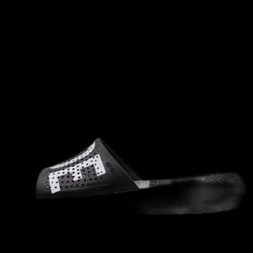 Crocs LiteRide LOGO Unisex Black Slippers 'Black White'