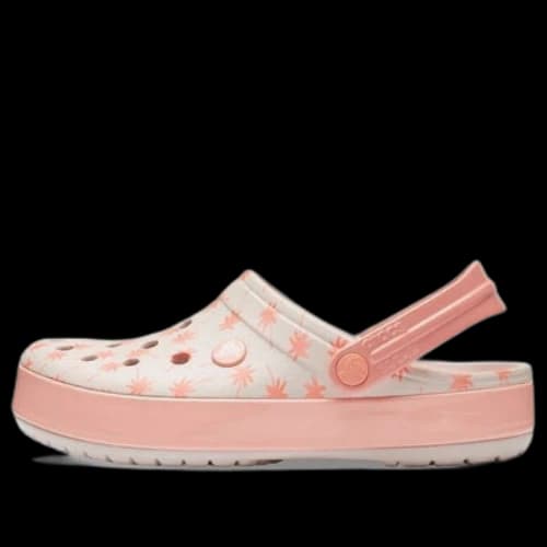 Crocs Crocband Seasonal Graphic Clogs 'Pink White'