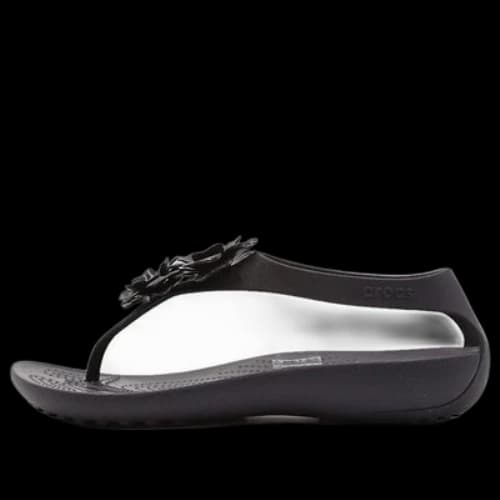 Crocs Breathable Cozy Lightweight Black Sandals (Women's)
