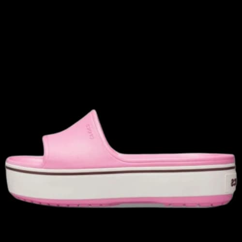 Crocs Crocband Platform Slide Thick Sole Pink Slippers