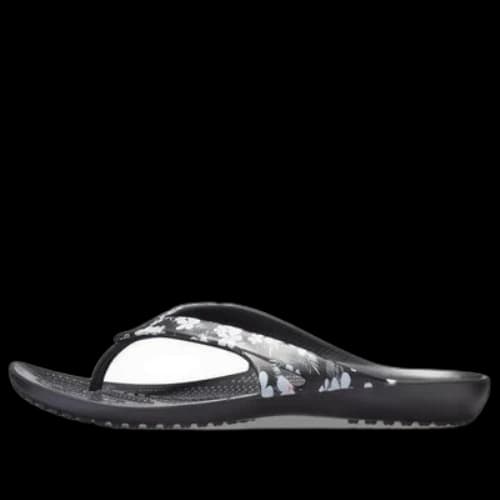 Crocs Kadee II Seasonal Flip Flops 'Tropical Floral Black' (Women's)