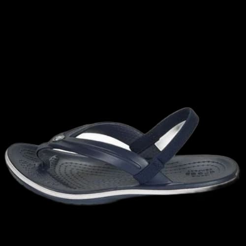 (GS) Crocs Crocband Slingback Strap Sandals 'Navy Black'