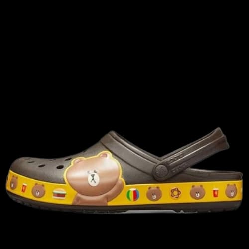 Crocs x Line Friends Beach Brown Unisex Sandals