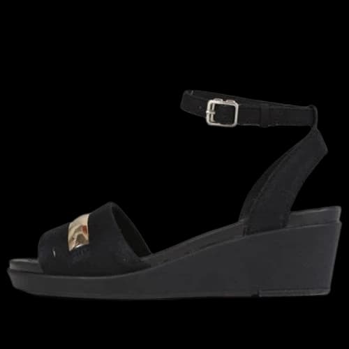 Crocs Metallic Coffee Sandals 'Gold Black' (Women's)