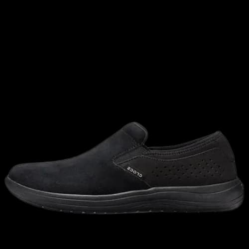 Crocs Reviva Suede Slip-on 'Black'