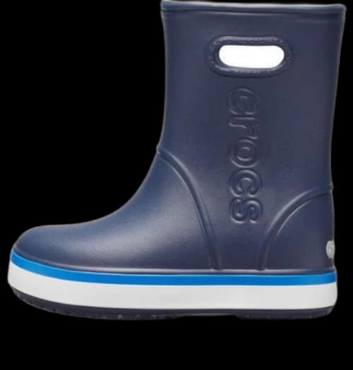 (GS) Crocs Rain Boots 'Navy Bright Cobalt'
