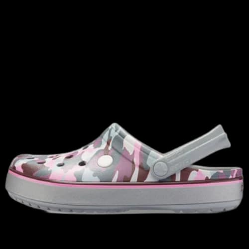 Crocs Crocband Graphic III Clogs 'Grey Pink'