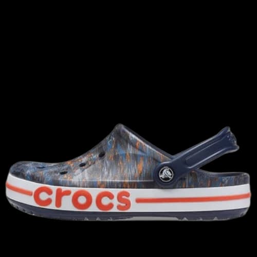 Crocs Bayaband Printing Sandals Deep Blue