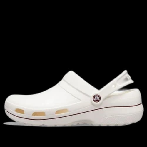 Crocs Wear-Resistant Cozy Sports Unisex White Brown Sandals 'White Brown'