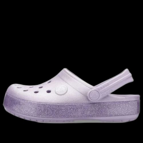 (GS) Crocs Crocband Glitter Clogs 'Purple'