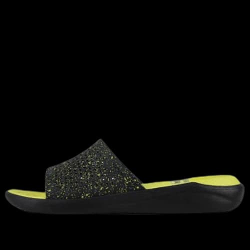 Crocs LiteRide Classic Sports Slippers Unisex Black Green