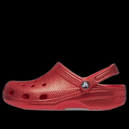 Crocs Classic Glitter Clogs 'Flame'