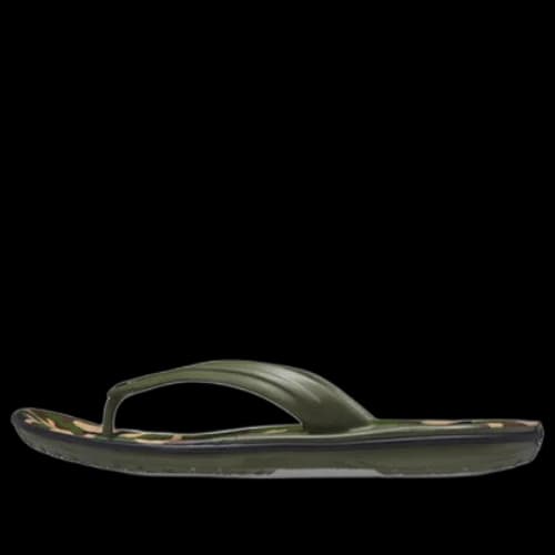Crocs Crocband Printed Flip Flops 'Green'
