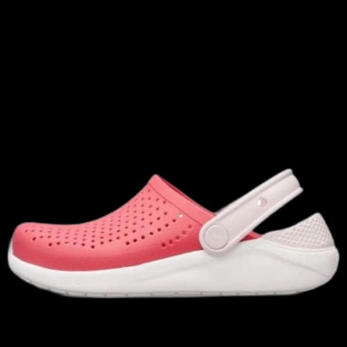 (GS) Crocs LiteRide Clogs 'White Pink'