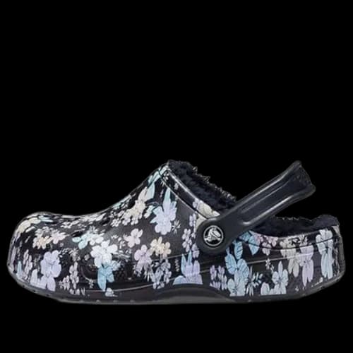 Crocs Baya Lined Clogs 'Black White' (Women's)