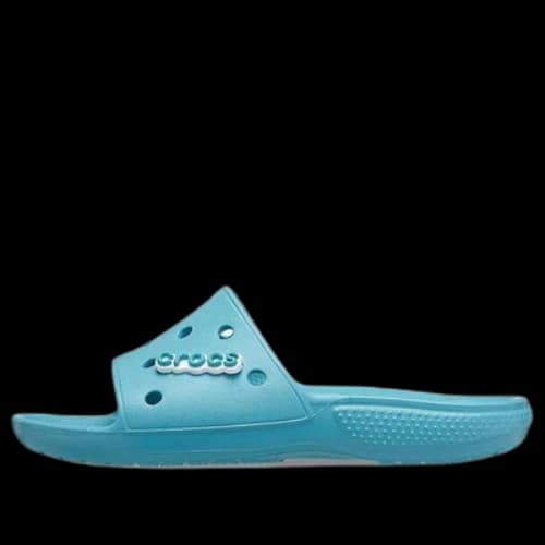 Crocs Classic Flat Sandals Unisex Denim Blue