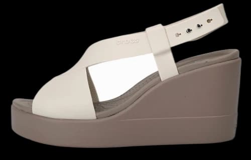 Crocs Brooklyn Lightweight Cement Gray Sandals 'Gray' (Women's)