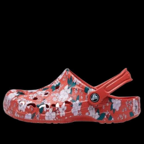 Crocs Baya Seasonal Printed Clogs 'Spicy Orange White'