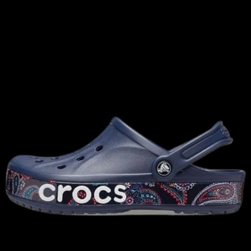 Crocs Bayaband Printing Sandals Unisex Blue