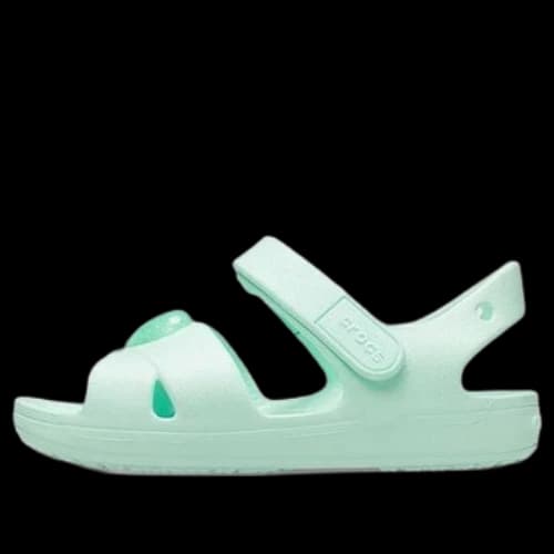 (GS) Crocs Classic Cross-Strap Sandals 'Mint Green'
