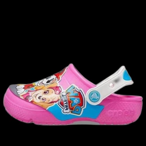 (GS) Crocs Fun Lab Paw Patrol Clogs 'Pink White Multi'