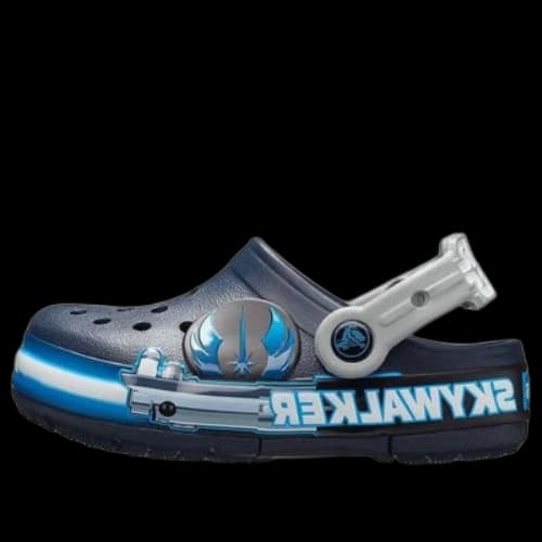 (GS) Crocs Funlab Luke Skywalker Lights Clogs 'Grey Blue'
