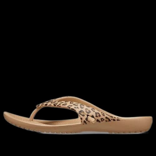 Crocs Kadee ll Leopard Print Flip-Flops Brown (Women's)