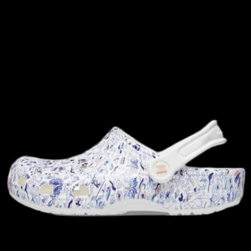 Liberty London x Crocs Classic Clog Beach Flowers White Sandals (Women's)