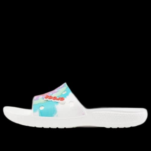 Crocs Classic Tie Dye Pattern Slippers Multi-Color