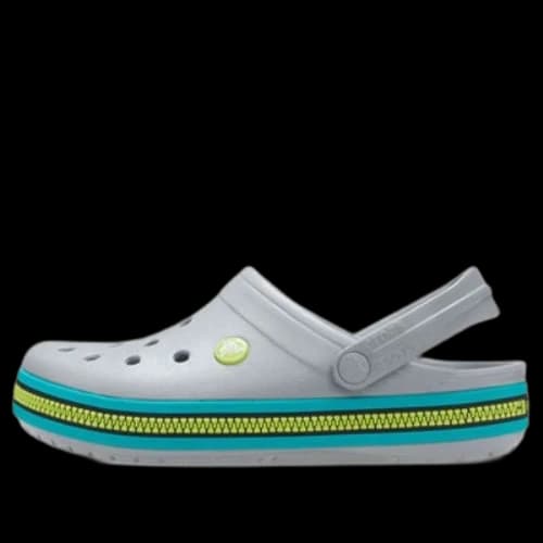 Crocs Crocband Zipper Band Clogs 'Grey Aqua'