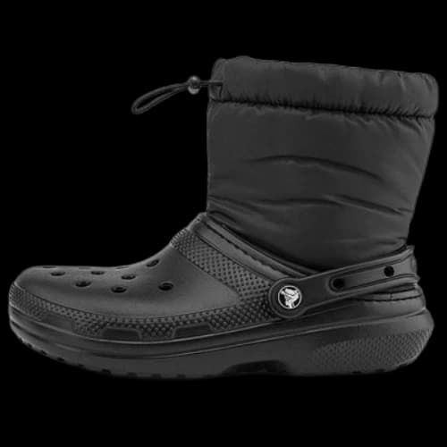 Crocs Classic Lined Neo Puff Boots 'Black'
