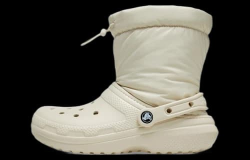 Crocs Classic Lined Neo Puff Boots 'Beige' (Women's)