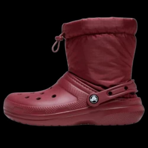 Crocs Classic Lined Neo Puff Boots 'Red'