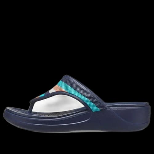 Crocs Monterey Bead Strap Wedge 'Dark Blue' (Women's)