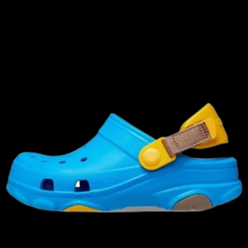 (GS) Crocs All Terrain Lined Clog 'Blue Yellow'