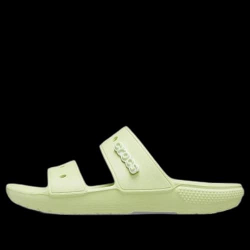 Crocs Classic Clog Cozy Unisex Gray Green Slippers