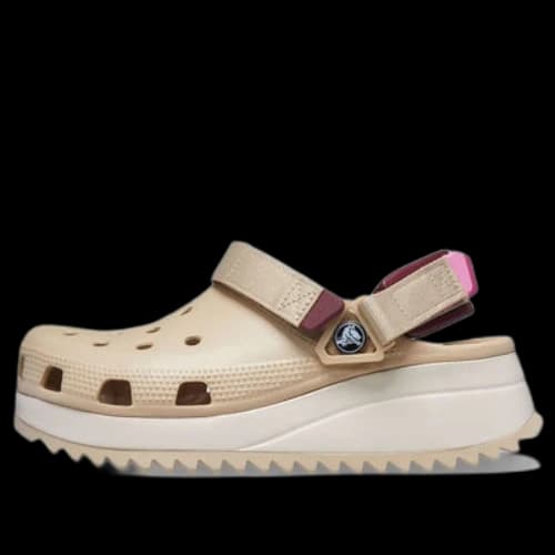 Crocs Classic Hiker Clogs 'Beige White Red'