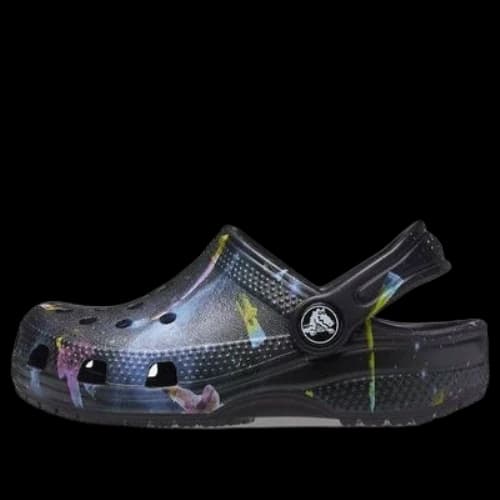 (GS) Crocs Classic Out of this World II Clogs 'Black Multi'