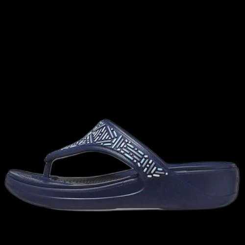 Crocs Monterey Beaded Flip-Flops Deep Blue (Women's)