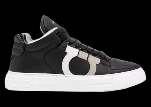 Ferragamo Marvelous Low-Top Sneakers Black