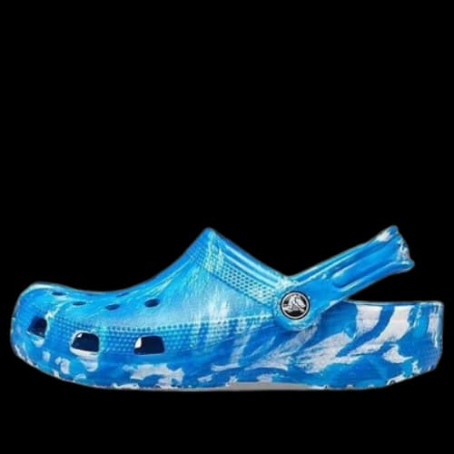 Crocs Beach Blue Marble Sandals