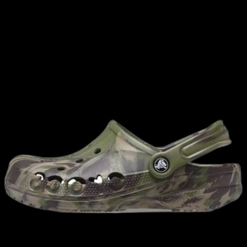 Crocs Baya Marble Fashion Outdoor Unisex Military Green Sandals