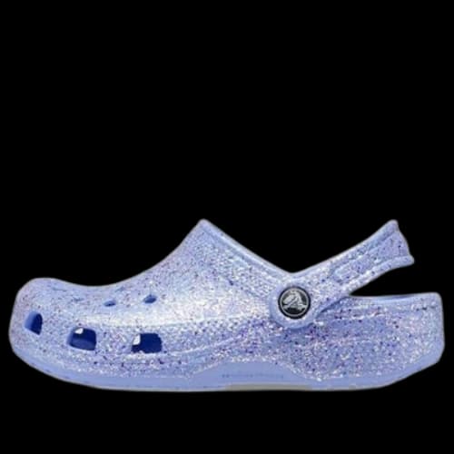 (GS) Crocs Classic Glitter Clogs 'Blue'