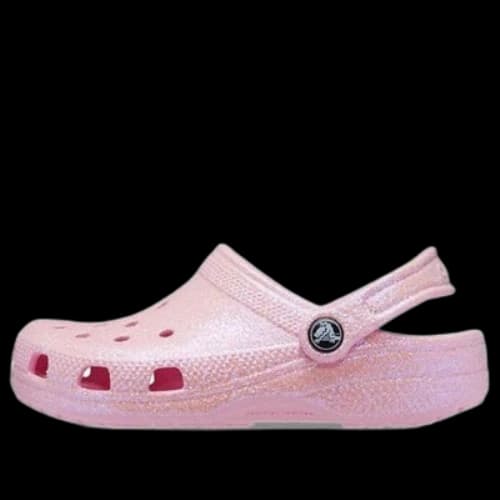 (GS) Crocs Classic Glitter Clogs 'Pink'